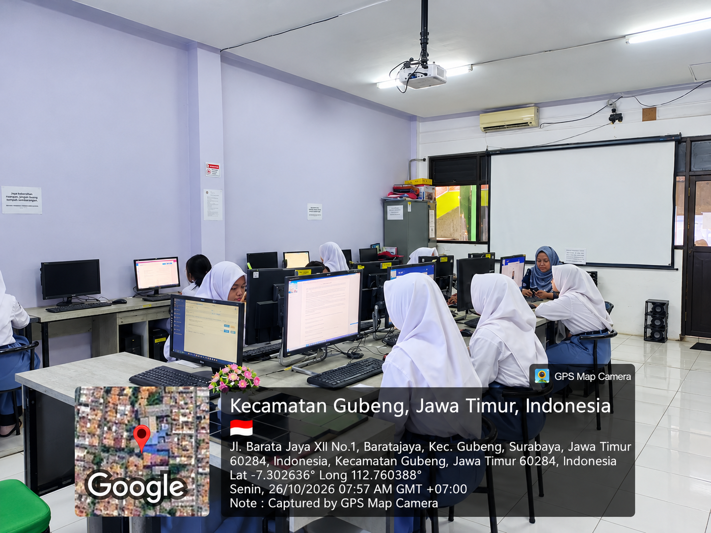 SMK Mahardhika Surabaya Laksanakan TKA Gelombang 1, Diikuti Sekitar 270 Peserta Didik